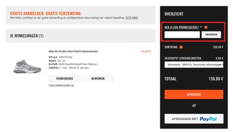 kortingscode nike februari 2020